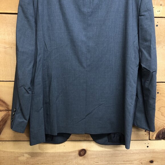 Brooks Brothers Fitzgerald BrooksCool Canvas 2 Button Blazer Mens Size 42S Gray - Picture 12 of 12